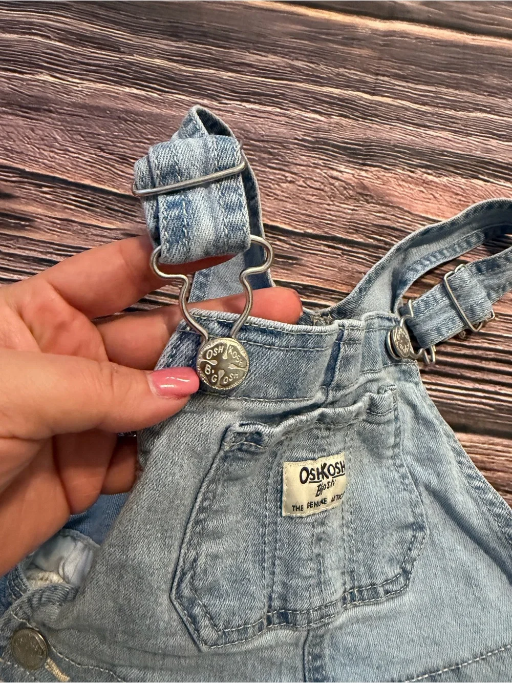 Girls Denim Eyelet Dress Size 4T